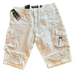 makobi cargo jean shorts
